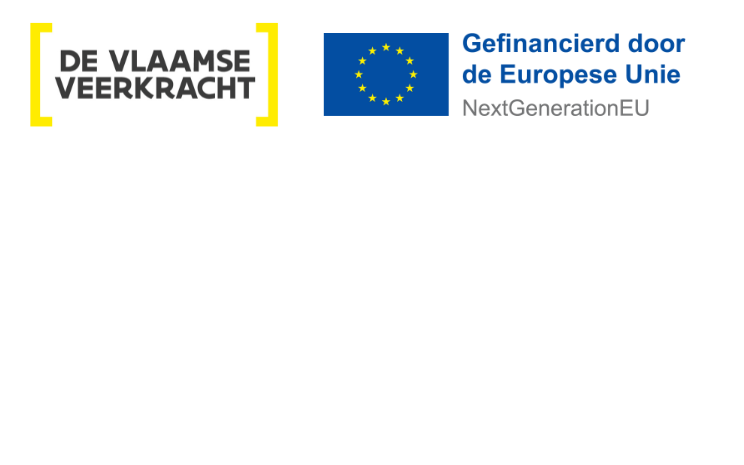 logo's EU en Vlaanderen in footer