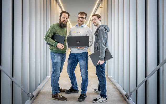 District09 collega's in het stadskantoor