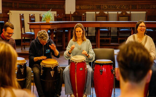 District09 collega's op personeelsactiviteit